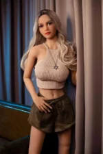 TPE real dolls Gianna showing lifelike curves and a model-like stance.