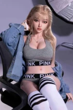 Best budget sex doll Elaine posing in bed – secdoll collection