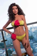 Jesse real life sex robot with tan skin and G cup