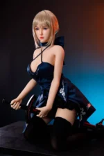 Sexy Blonde Love Doll Akira Silicone Head 163cm/E Cup - Image 4