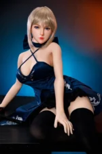 Sexy Blonde Love Doll Akira Silicone Head 163cm/E Cup - Image 5