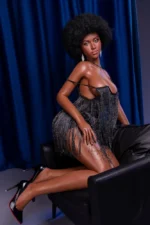 Ebony sex doll Selena lifelike premium love doll beauty